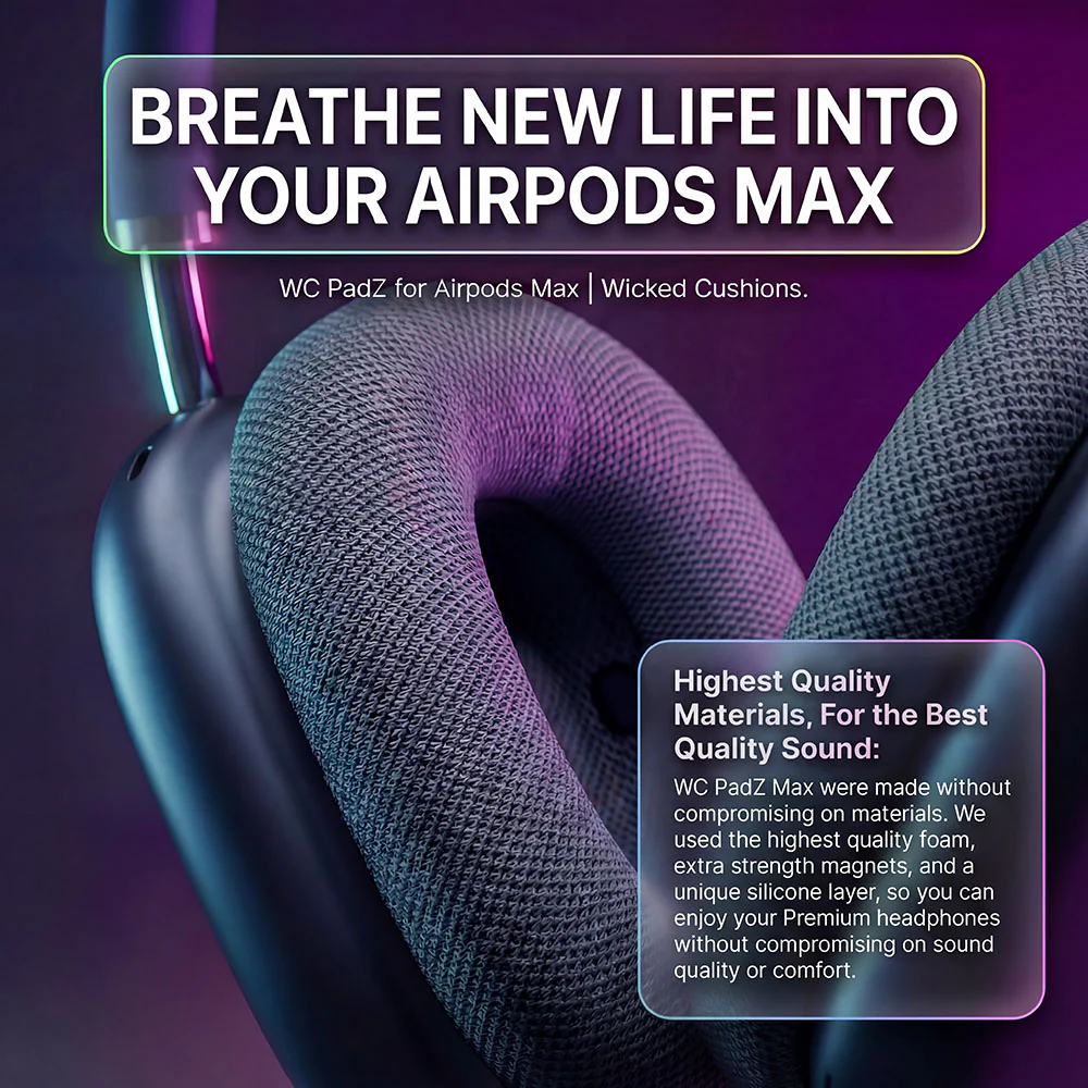AirPods Max Replacement Ear Pads – WC PadZ Max - Image 19