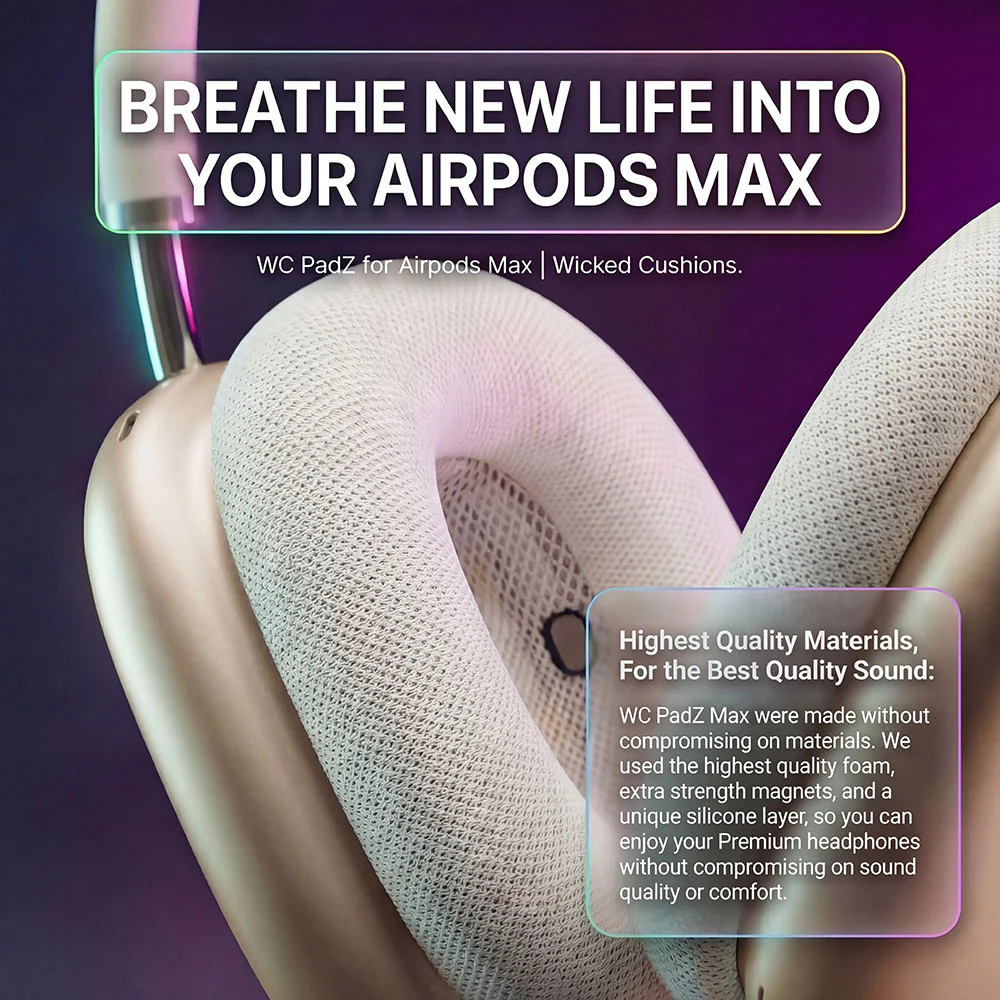 AirPods Max Replacement Ear Pads – WC PadZ Max - Image 3