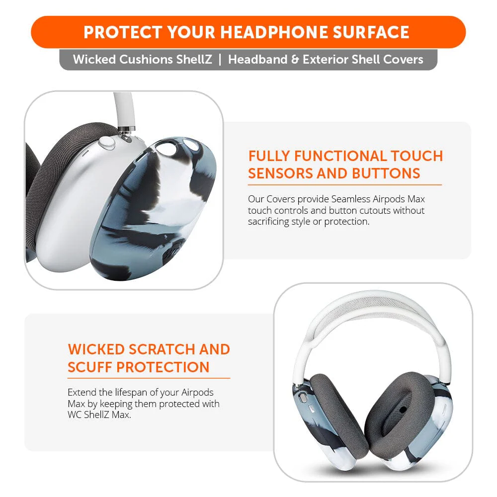 Airpods Max Exterior Shell Covers - WC ShellZ Max - Image 100