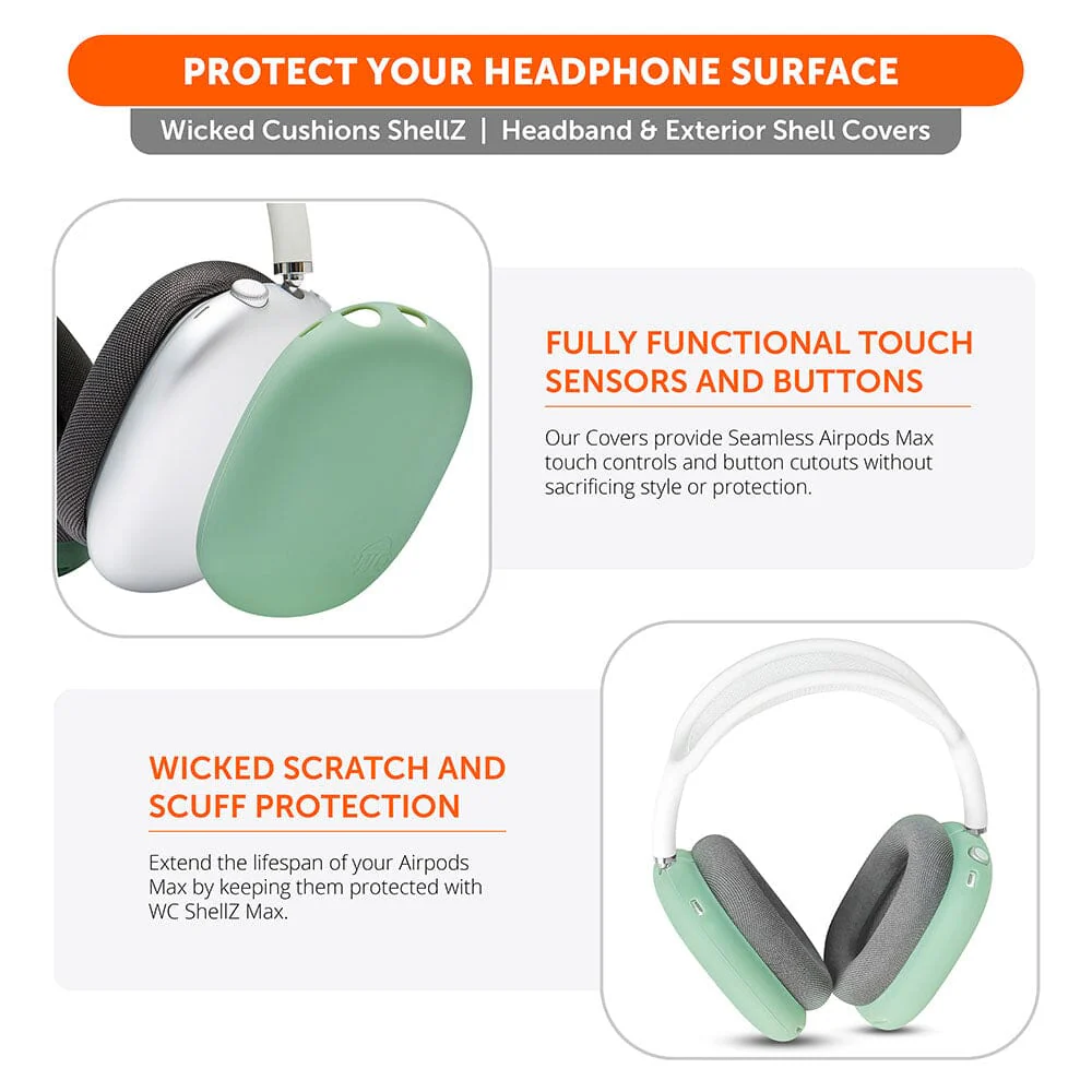 Airpods Max Exterior Shell Covers - WC ShellZ Max - Image 23