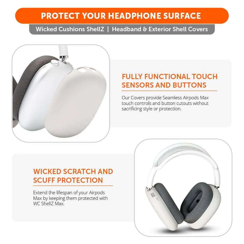 Airpods Max Exterior Shell Covers - WC ShellZ Max - Image 44
