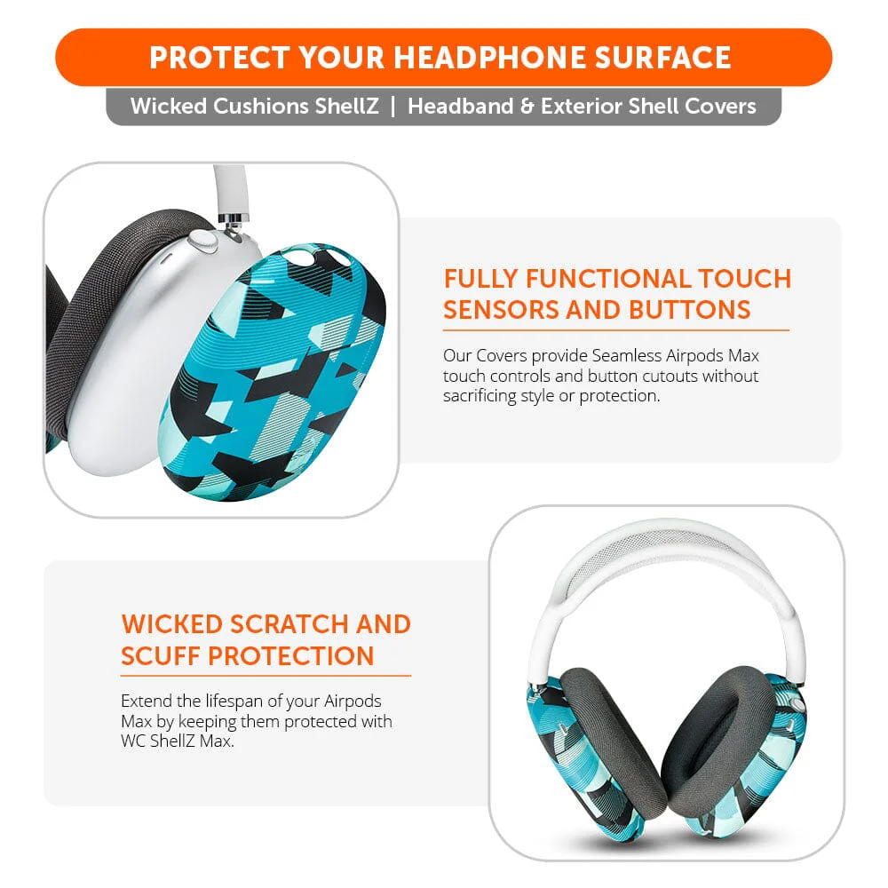 Airpods Max Exterior Shell Covers - WC ShellZ Max - Image 93