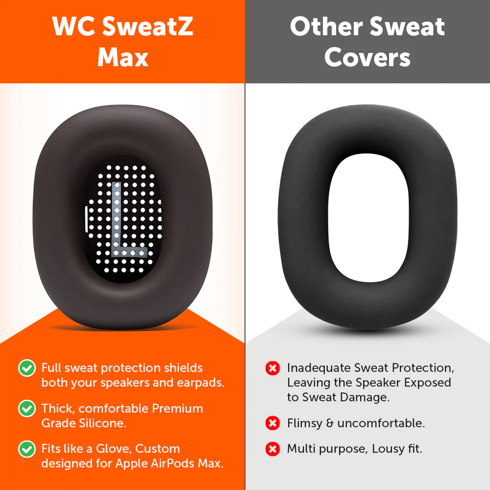 Apple Airpods Max Earpad Sweat Covers - WC SweatZ Max - Image 108