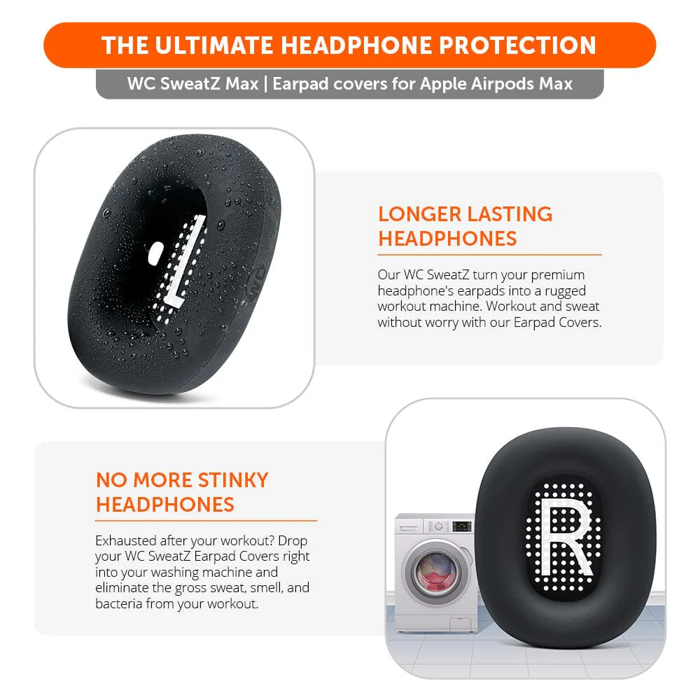 Apple Airpods Max Earpad Sweat Covers - WC SweatZ Max - Image 11