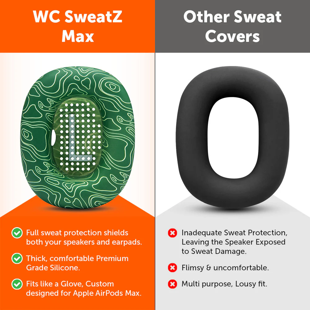 Apple Airpods Max Earpad Sweat Covers - WC SweatZ Max - Image 132