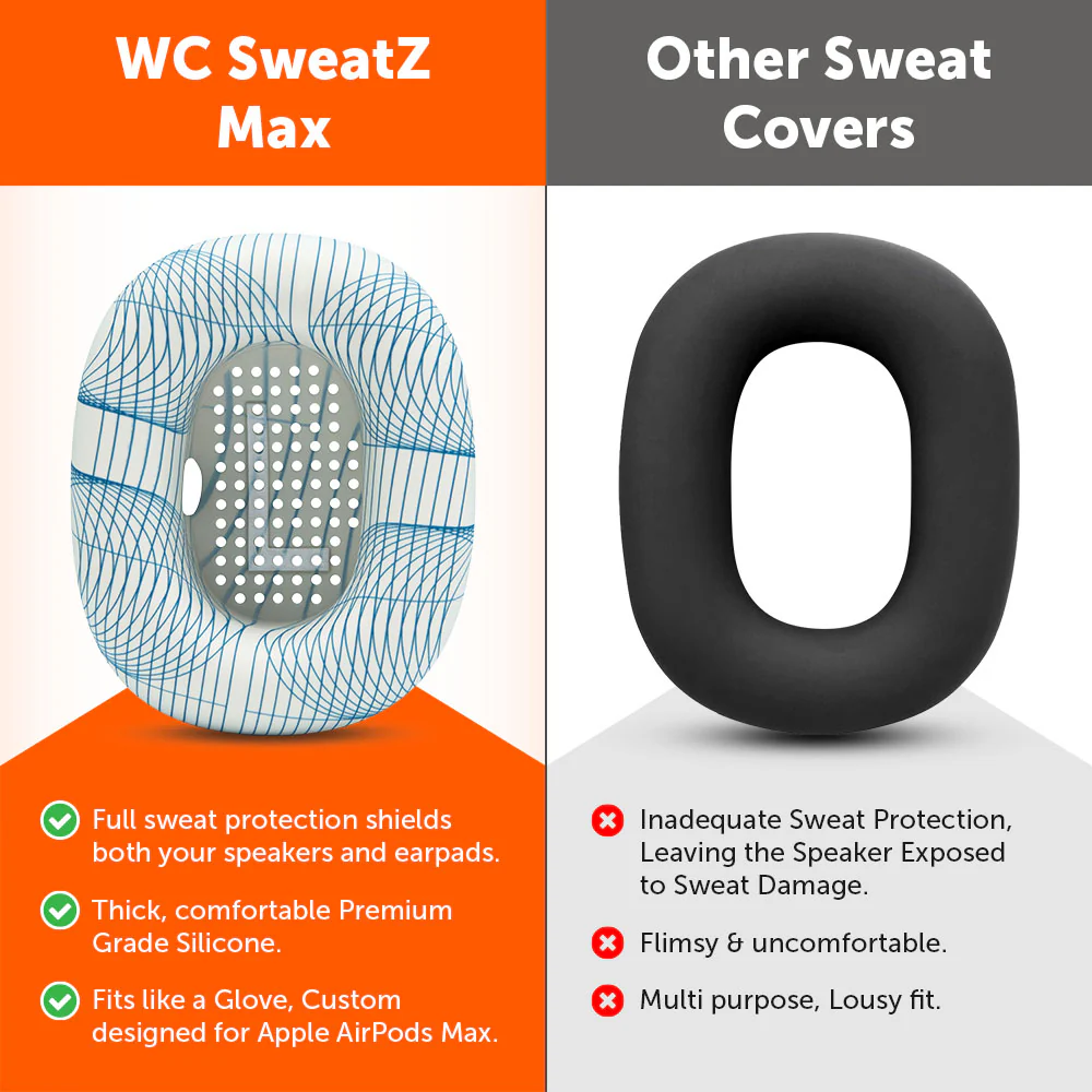 Apple Airpods Max Earpad Sweat Covers - WC SweatZ Max - Image 140