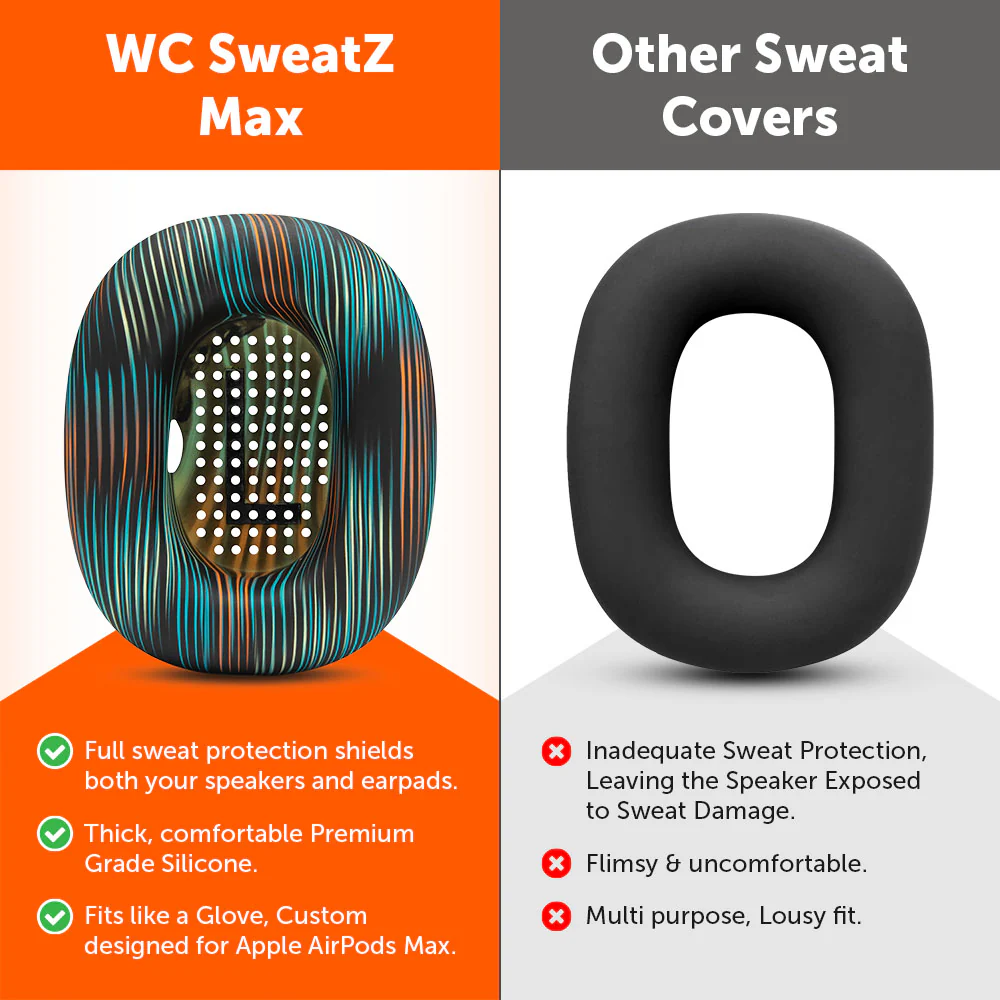 Apple Airpods Max Earpad Sweat Covers - WC SweatZ Max - Image 148
