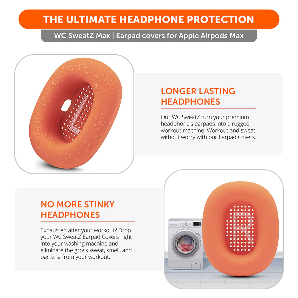 Apple Airpods Max Earpad Sweat Covers - WC SweatZ Max - Image 155