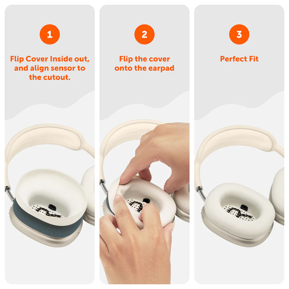 Apple Airpods Max Earpad Sweat Covers - WC SweatZ Max - Image 166