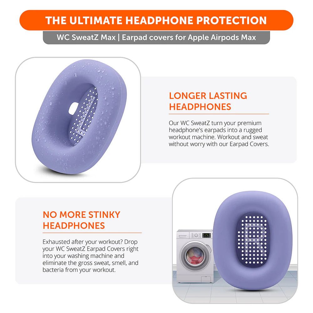 Apple Airpods Max Earpad Sweat Covers - WC SweatZ Max - Image 171