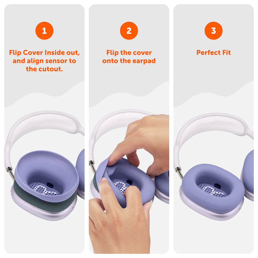 Apple Airpods Max Earpad Sweat Covers - WC SweatZ Max - Image 174