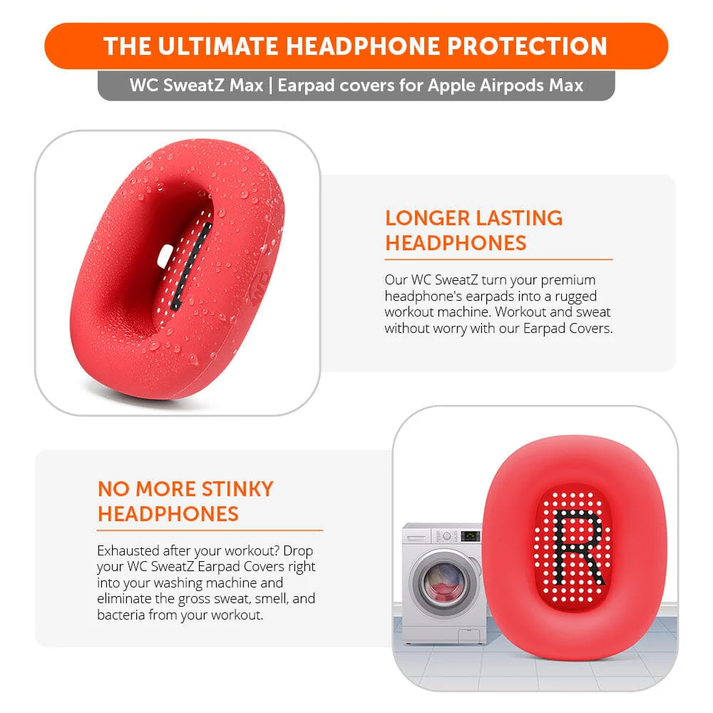 Apple Airpods Max Earpad Sweat Covers - WC SweatZ Max - Image 43
