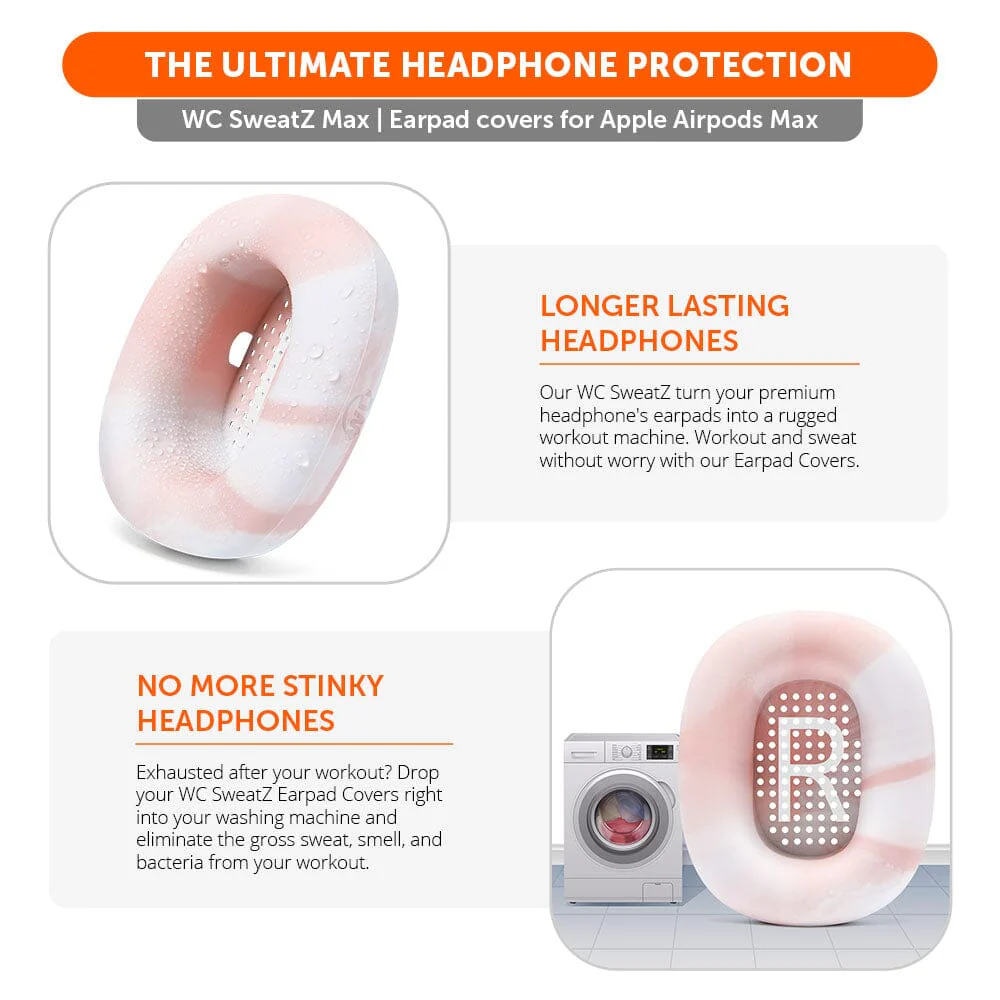 Apple Airpods Max Earpad Sweat Covers - WC SweatZ Max - Image 67