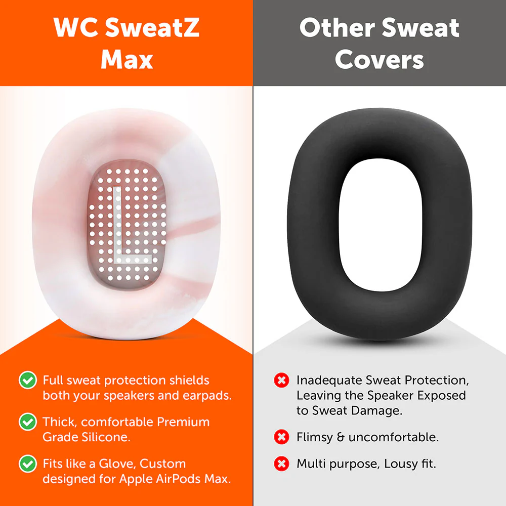 Apple Airpods Max Earpad Sweat Covers - WC SweatZ Max - Image 68