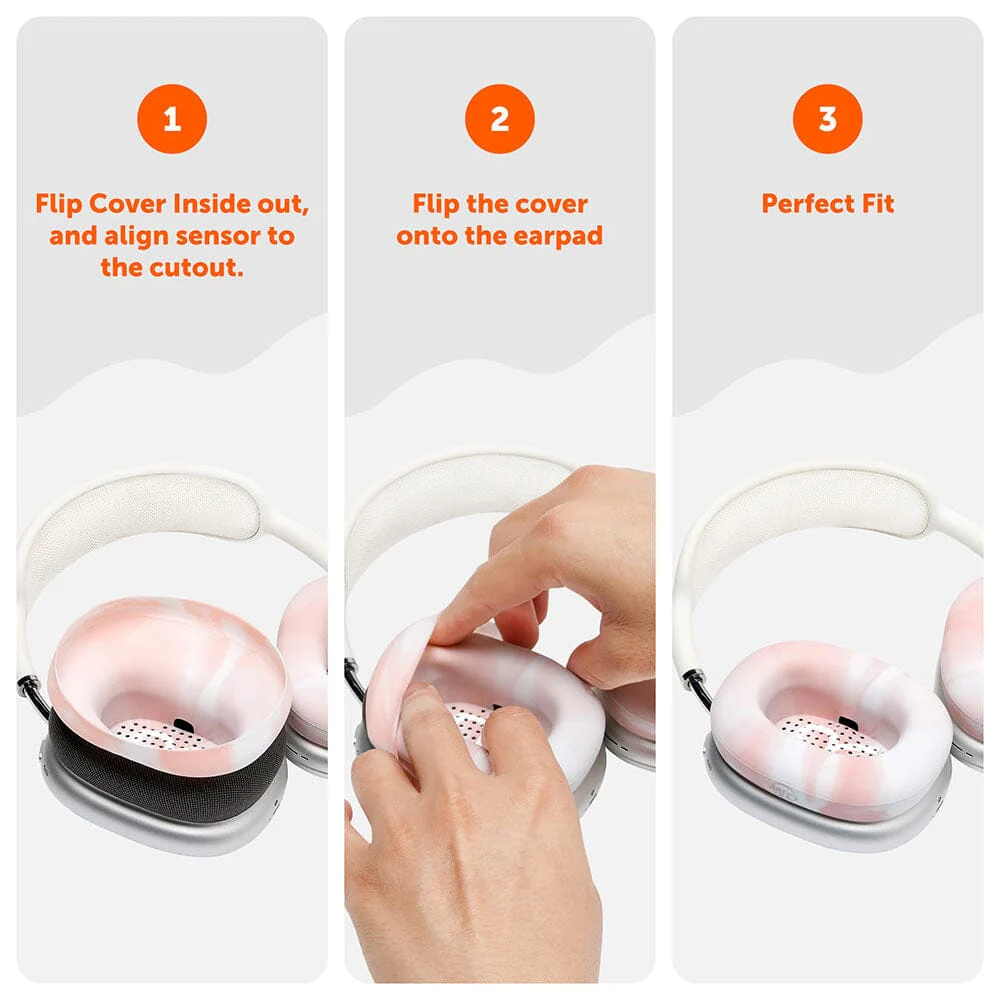 Apple Airpods Max Earpad Sweat Covers - WC SweatZ Max - Image 70