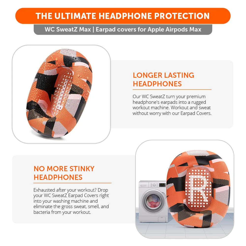 Apple Airpods Max Earpad Sweat Covers - WC SweatZ Max - Image 83