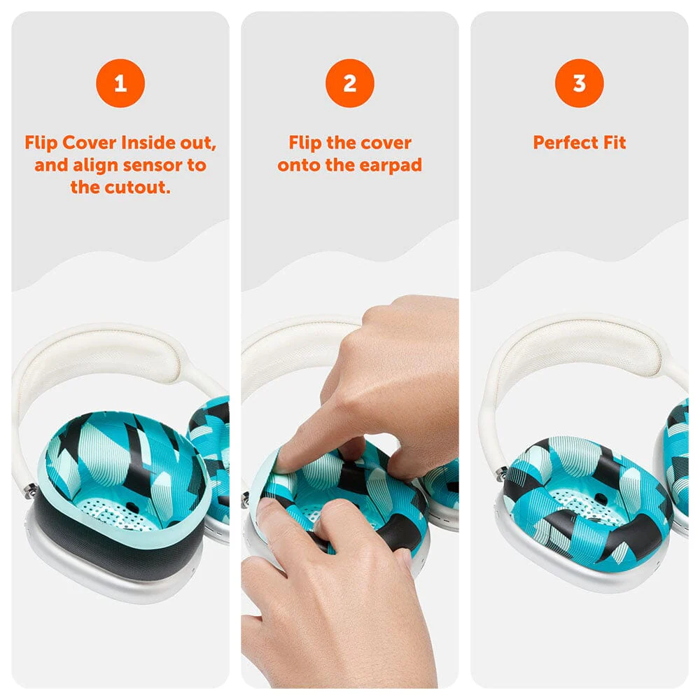 Apple Airpods Max Earpad Sweat Covers - WC SweatZ Max - Image 94