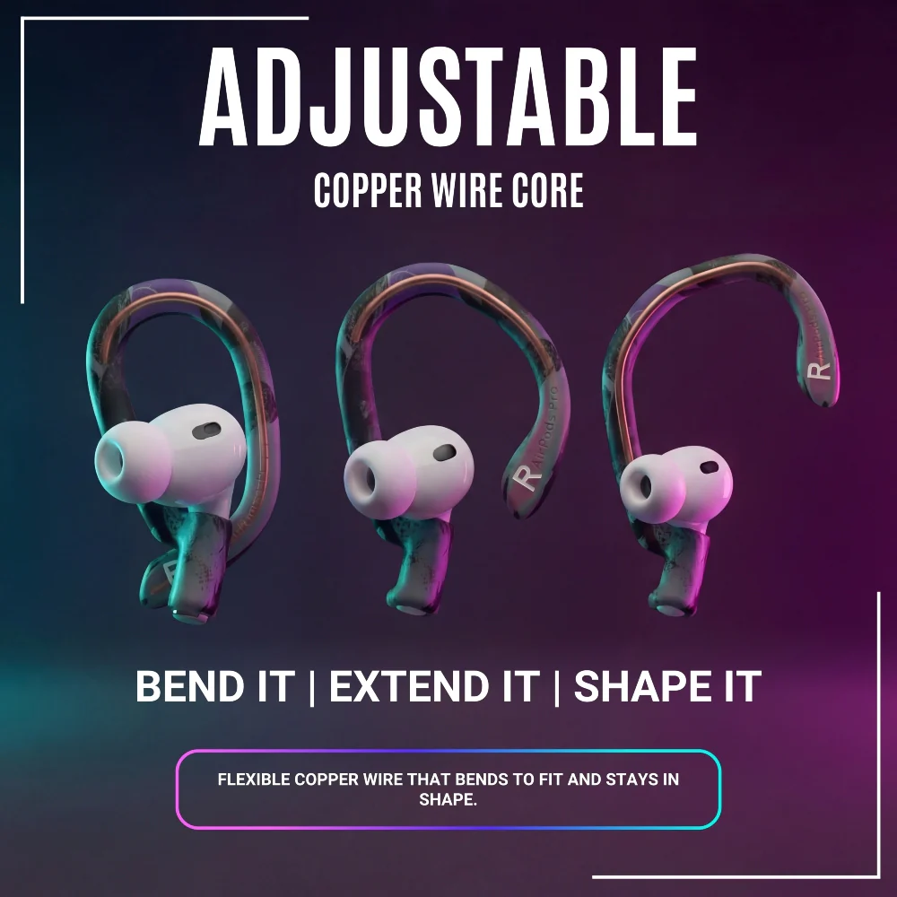 AirPods Pro 3 Adjustable Ear Hooks – WC HookZ Pro 3 - Image 23