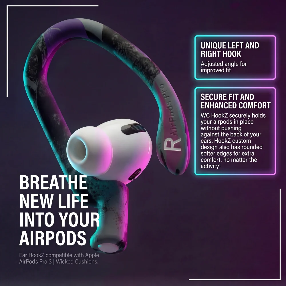 AirPods Pro 3 Adjustable Ear Hooks – WC HookZ Pro 3 - Image 24