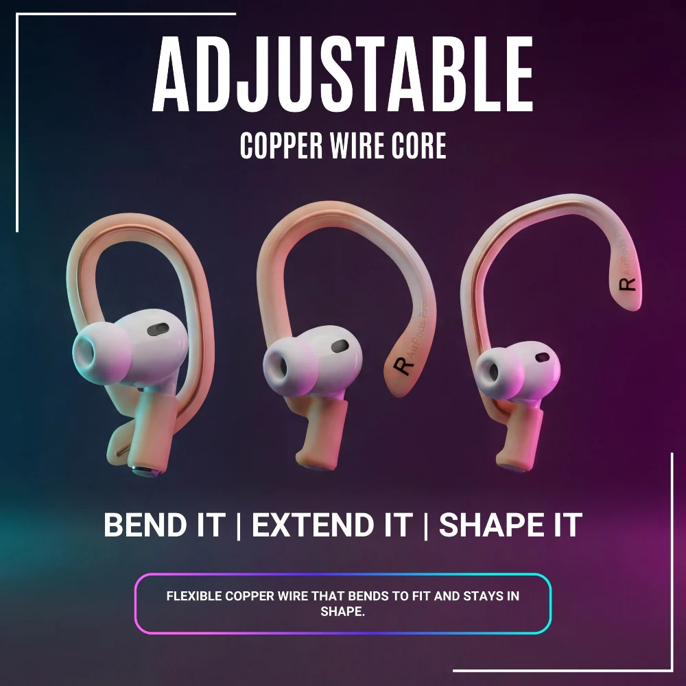 AirPods Pro 3 Adjustable Ear Hooks – WC HookZ Pro 3 - Image 30