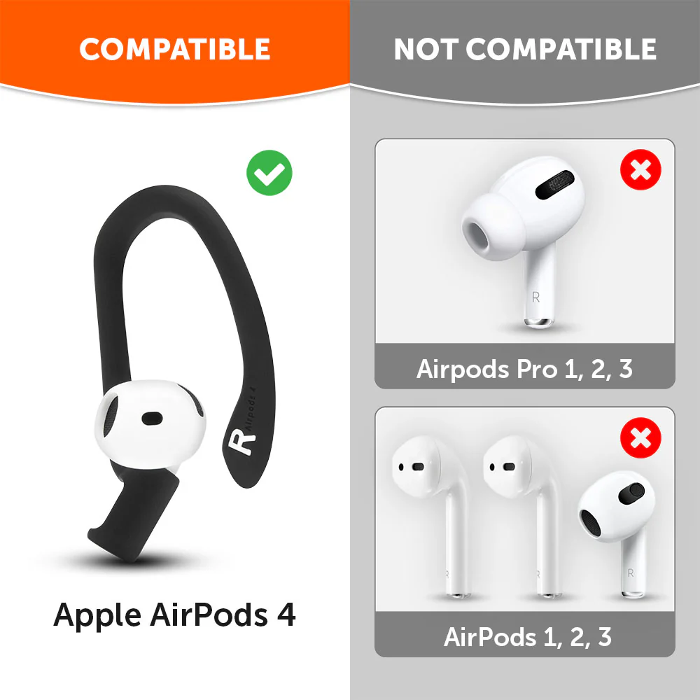 AirPods 4 Adjustable Ear Hooks – WC HookZ AirPods 4 - Image 9