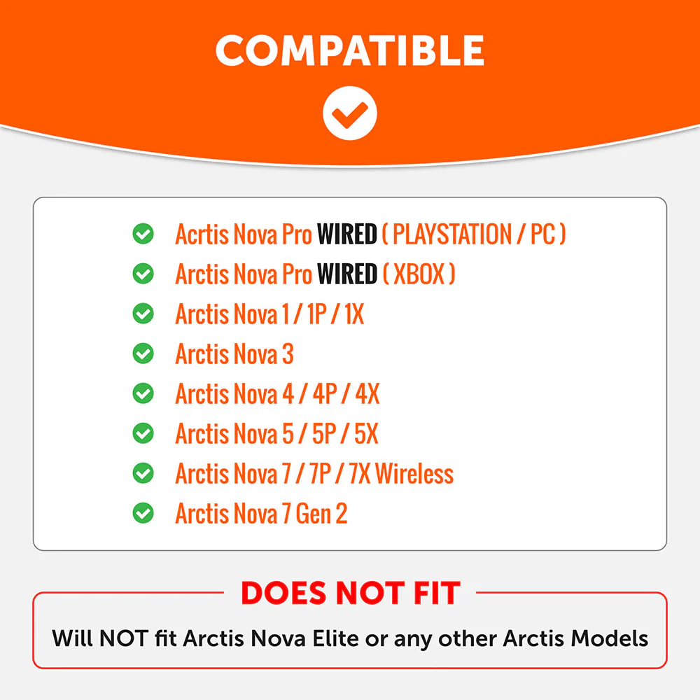 Earpads, Headband, & Speaker Plates Mod Kit for Arctis Nova Headsets - Image 36