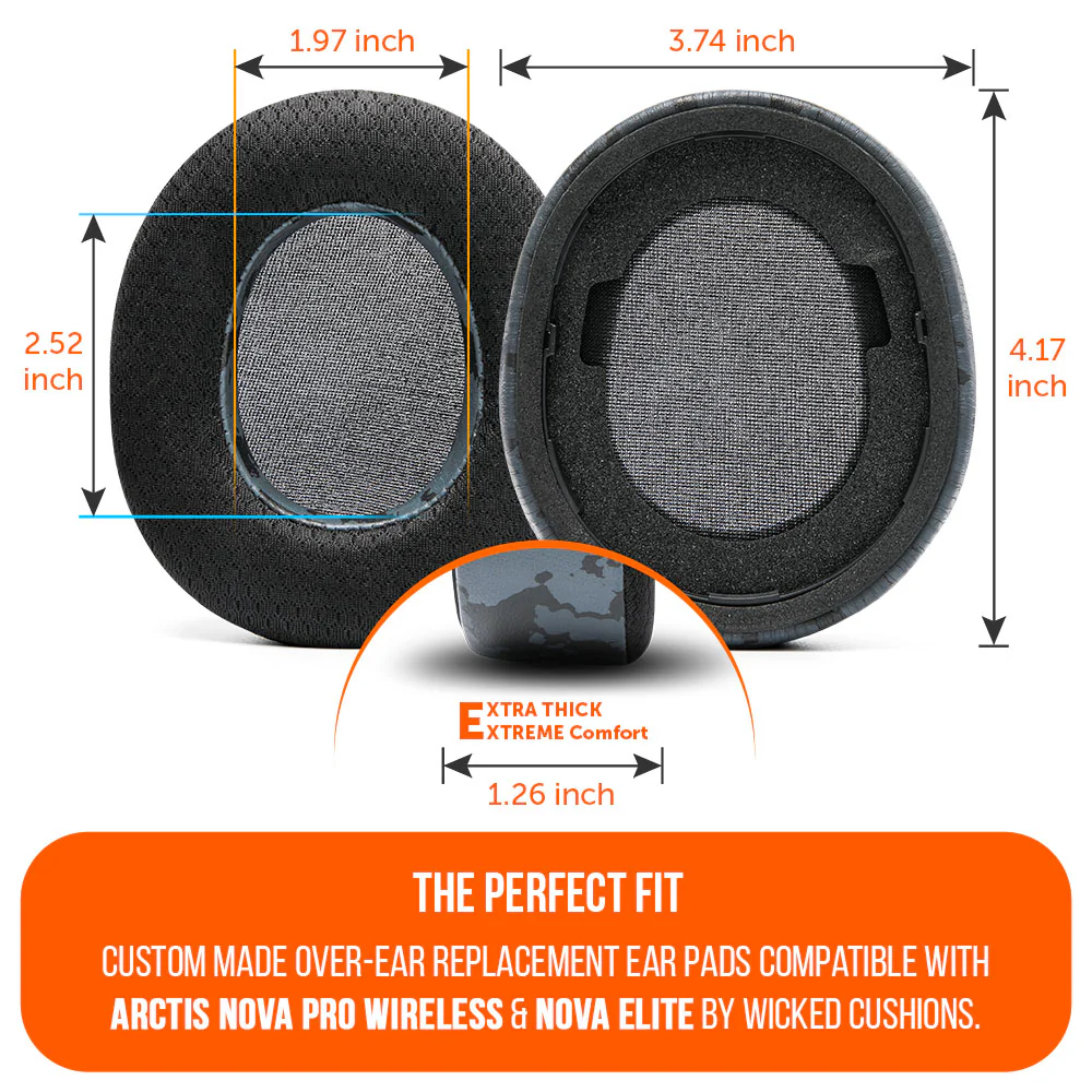 Earpads, Headband, & Speaker Plate Mod Kit for Arctis Nova Pro Wireless & Nova Elite - Image 18