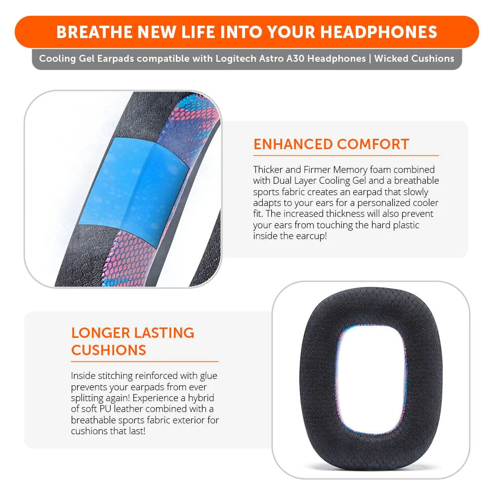 Astro A30 Earpads - WC FreeZe Cooling Gel - Image 15