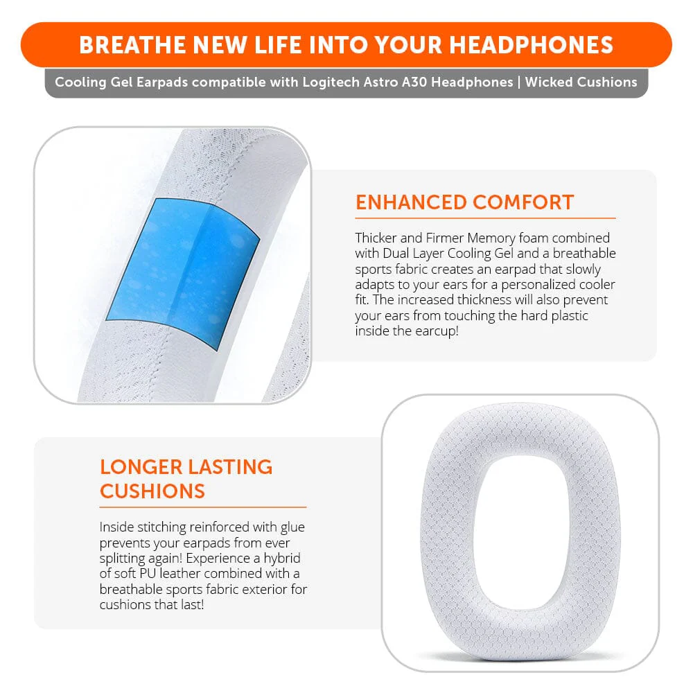 Astro A30 Earpads - WC FreeZe Cooling Gel - Image 9