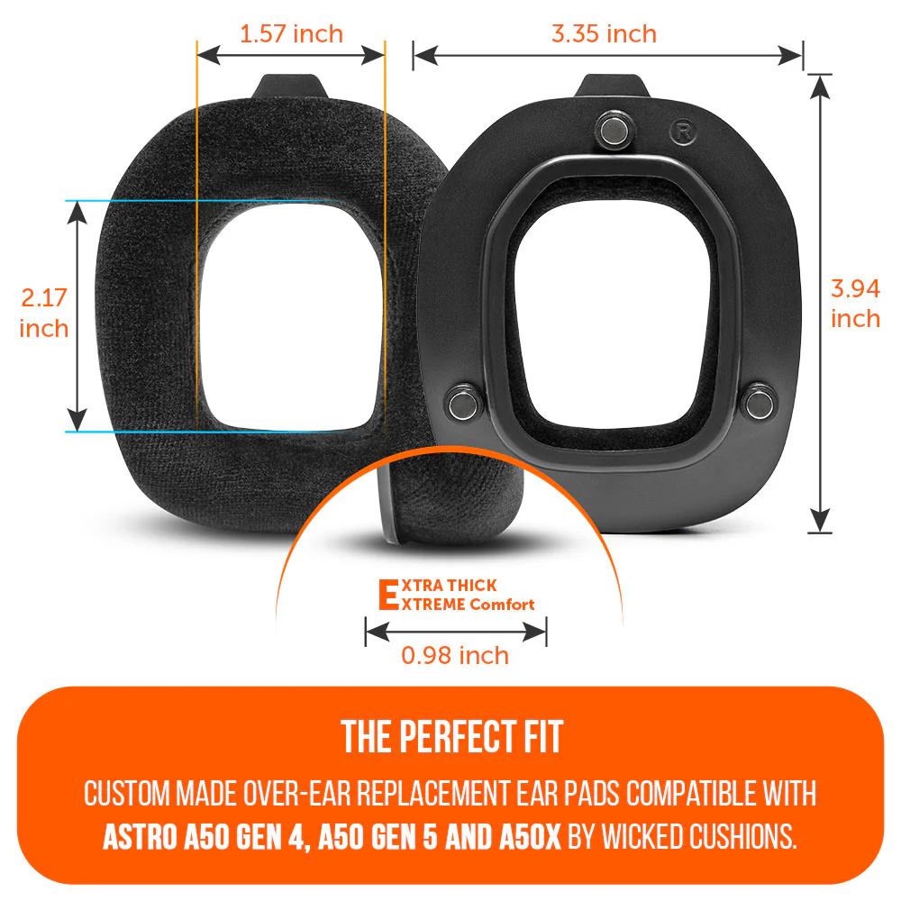 Astro A50 Earpads - WC StealthZ A50 - Image 6