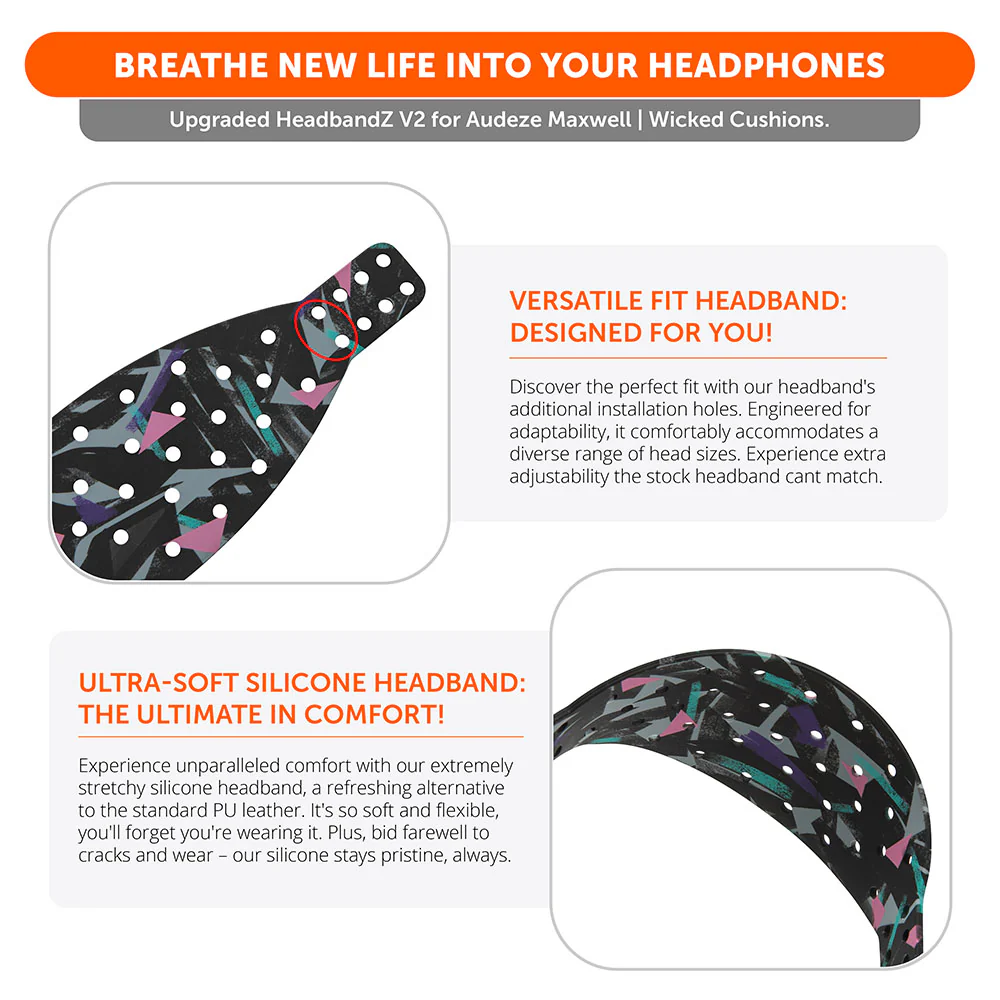 Audeze Maxwell V2 Silicone Headband Replacement – WC HeadbandZ Maxwell V2 - Image 10