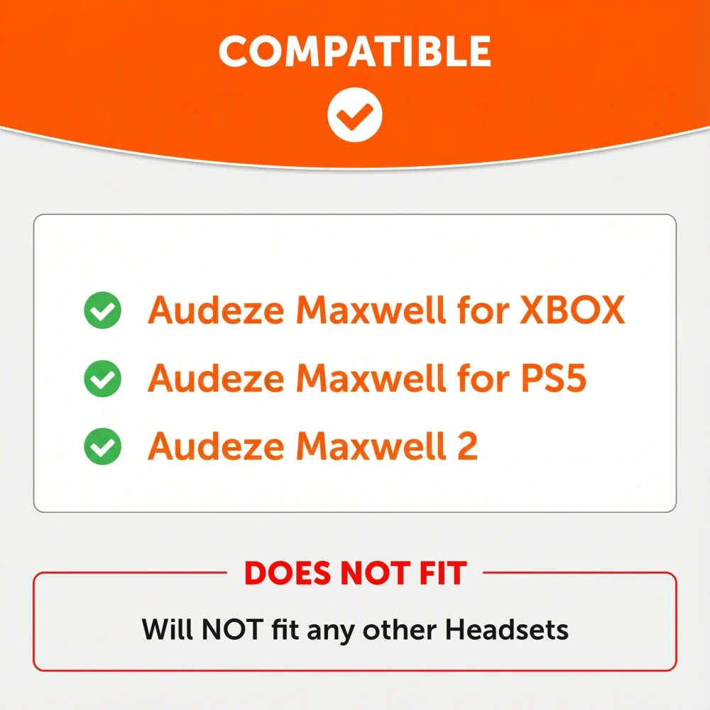 Upgraded Silicone Headband for Audeze Maxwell 1 and 2 - WC HeadbandZ - Image 71