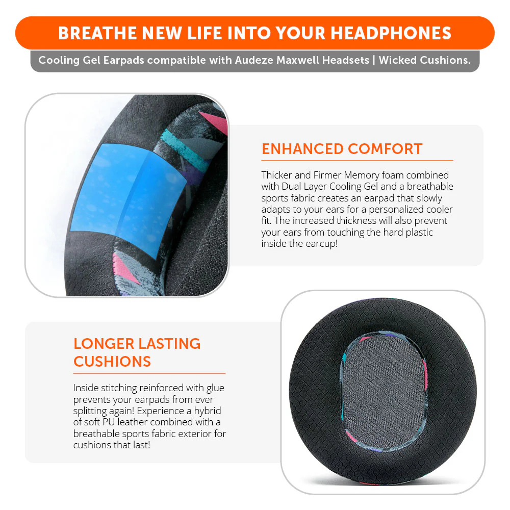 Audeze Maxwell Headband & Earpad Upgrade Kit – WC Mod Kit Maxwell V2 - Image 10