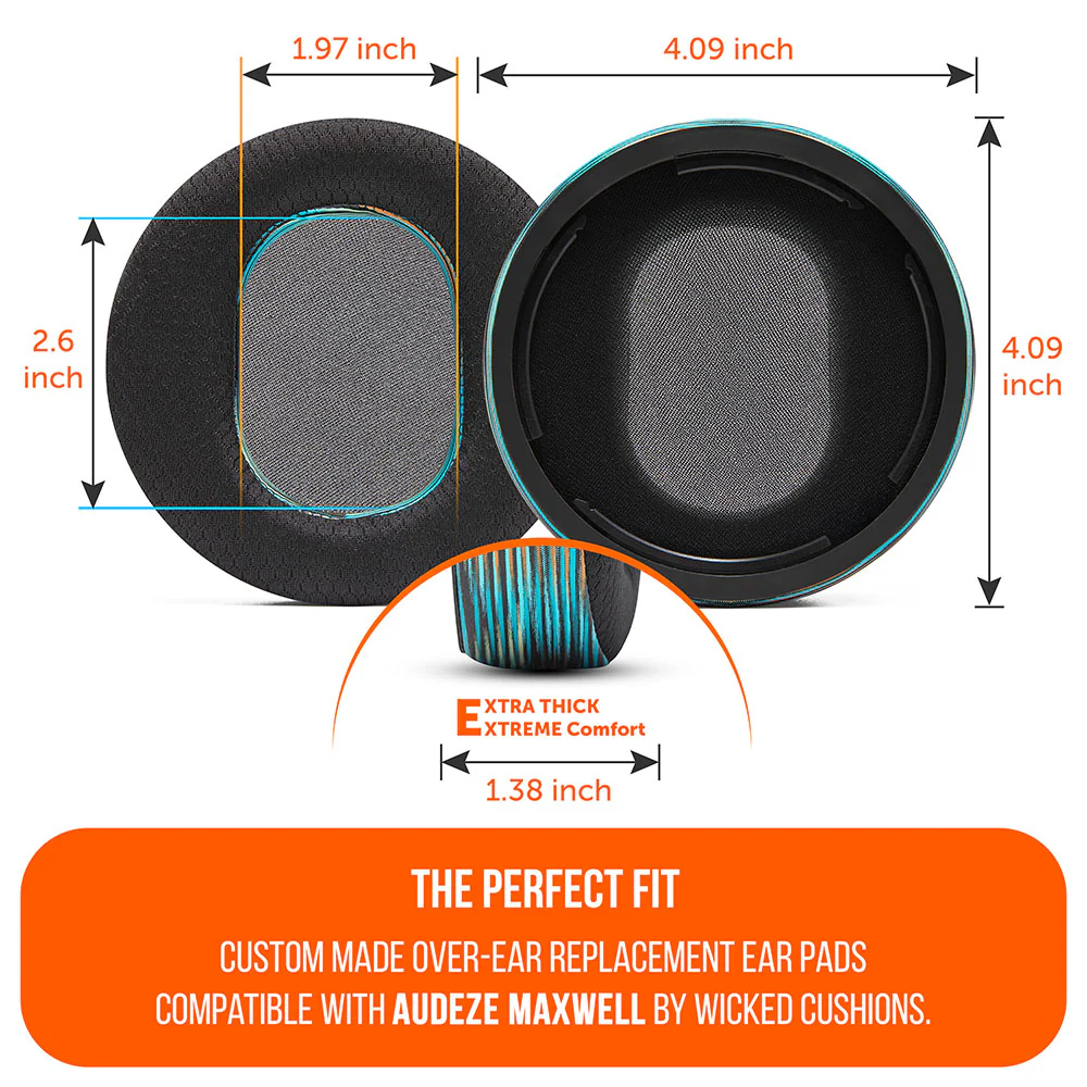Audeze Maxwell Headband & Earpad Upgrade Kit – WC Mod Kit Maxwell V2 - Image 18