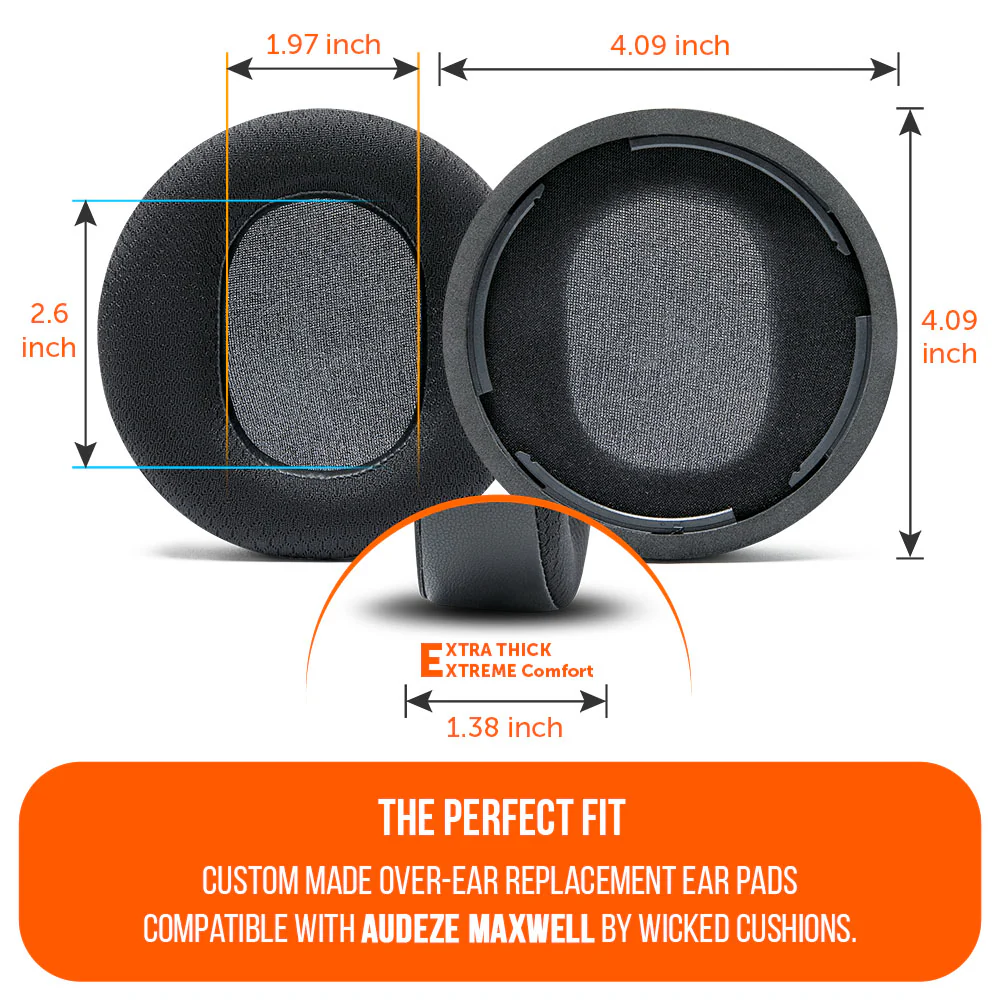 Audeze Maxwell Headband & Earpad Upgrade Kit – WC Mod Kit Maxwell V2 - Image 4