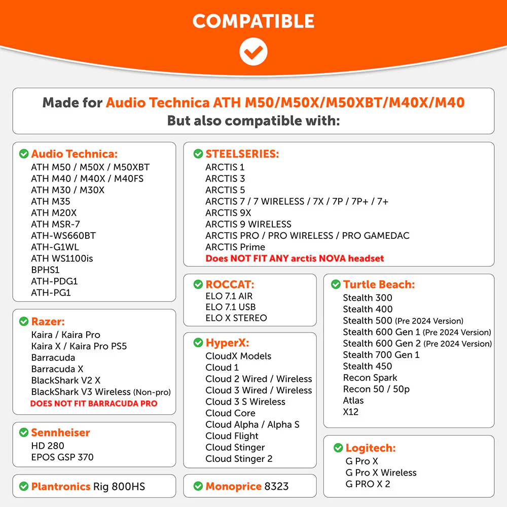 ATH M50X Earpads - Image 60