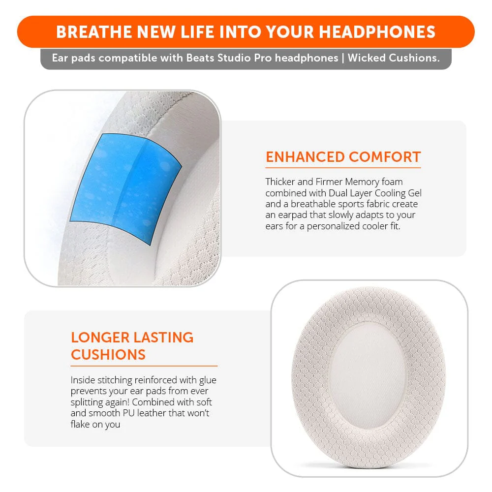 Beats Studio Pro Cooling Gel Earpads - WC FreeZe - Image 9