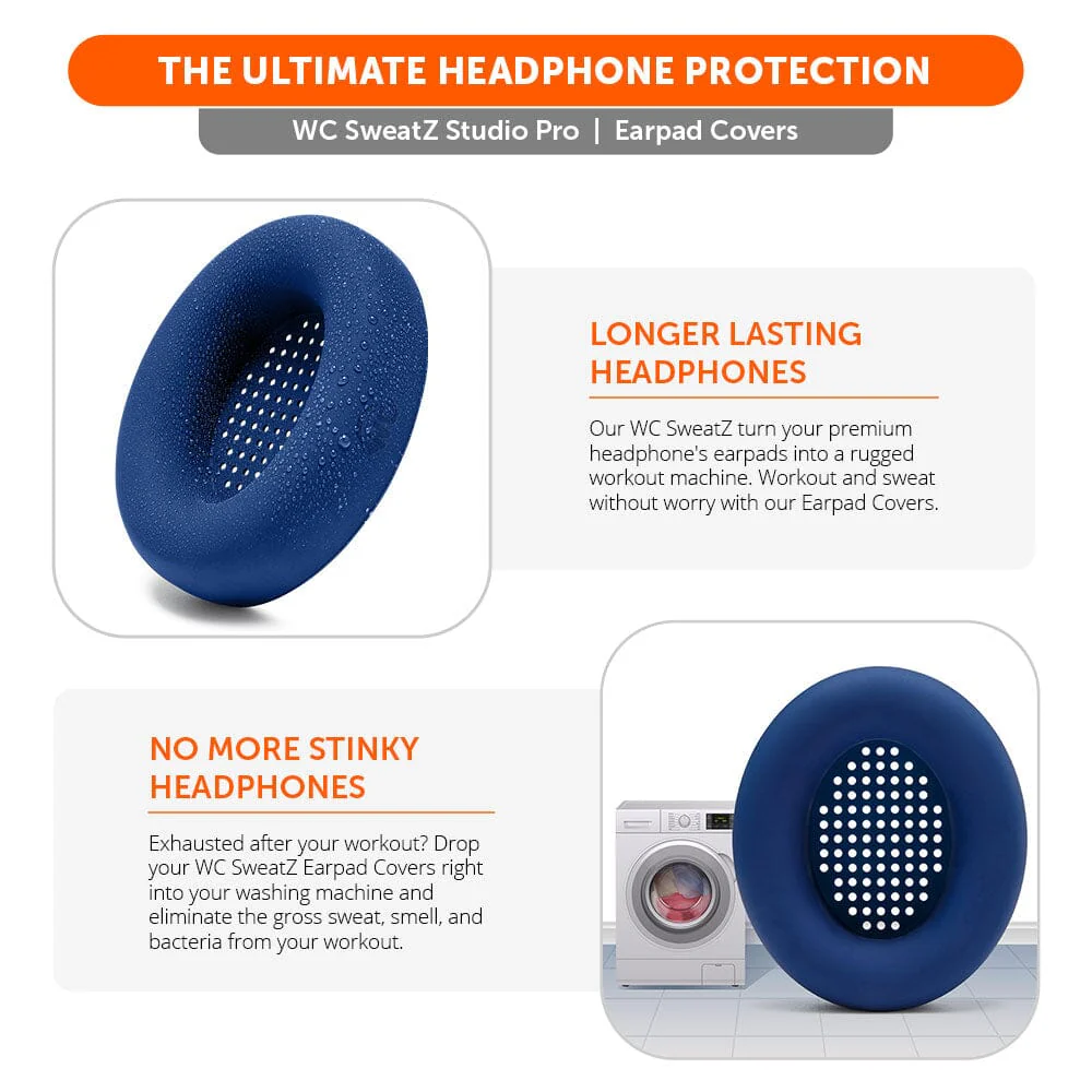 Beats Studio Pro Earpad Sweat Covers - WC SweatZ Studio Pro - Image 25