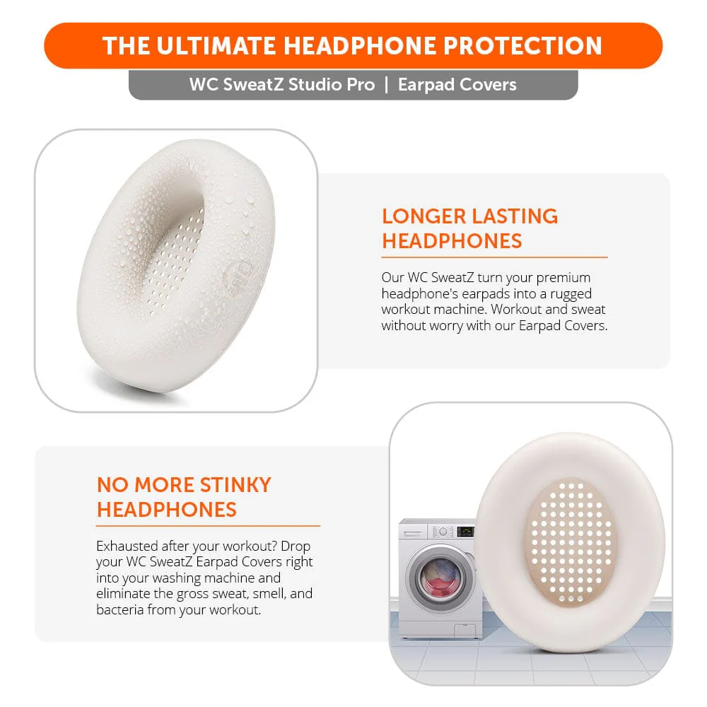 Beats Studio Pro Earpad Sweat Covers - WC SweatZ Studio Pro - Image 32