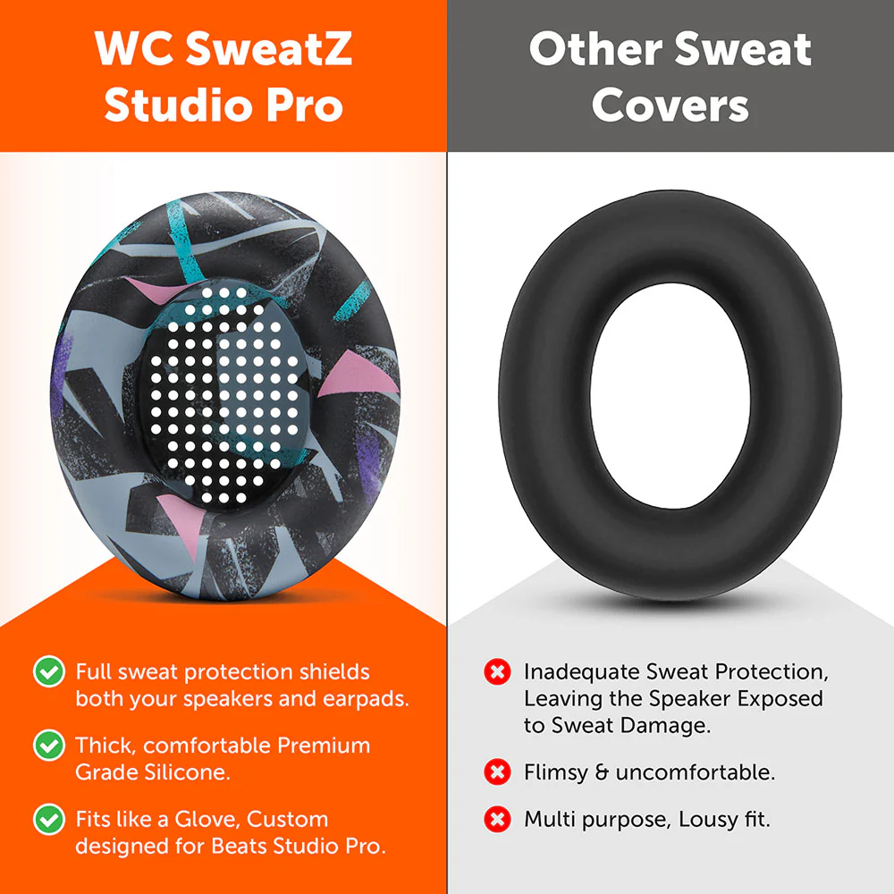 Beats Studio Pro Earpad Sweat Covers - WC SweatZ Studio Pro - Image 37
