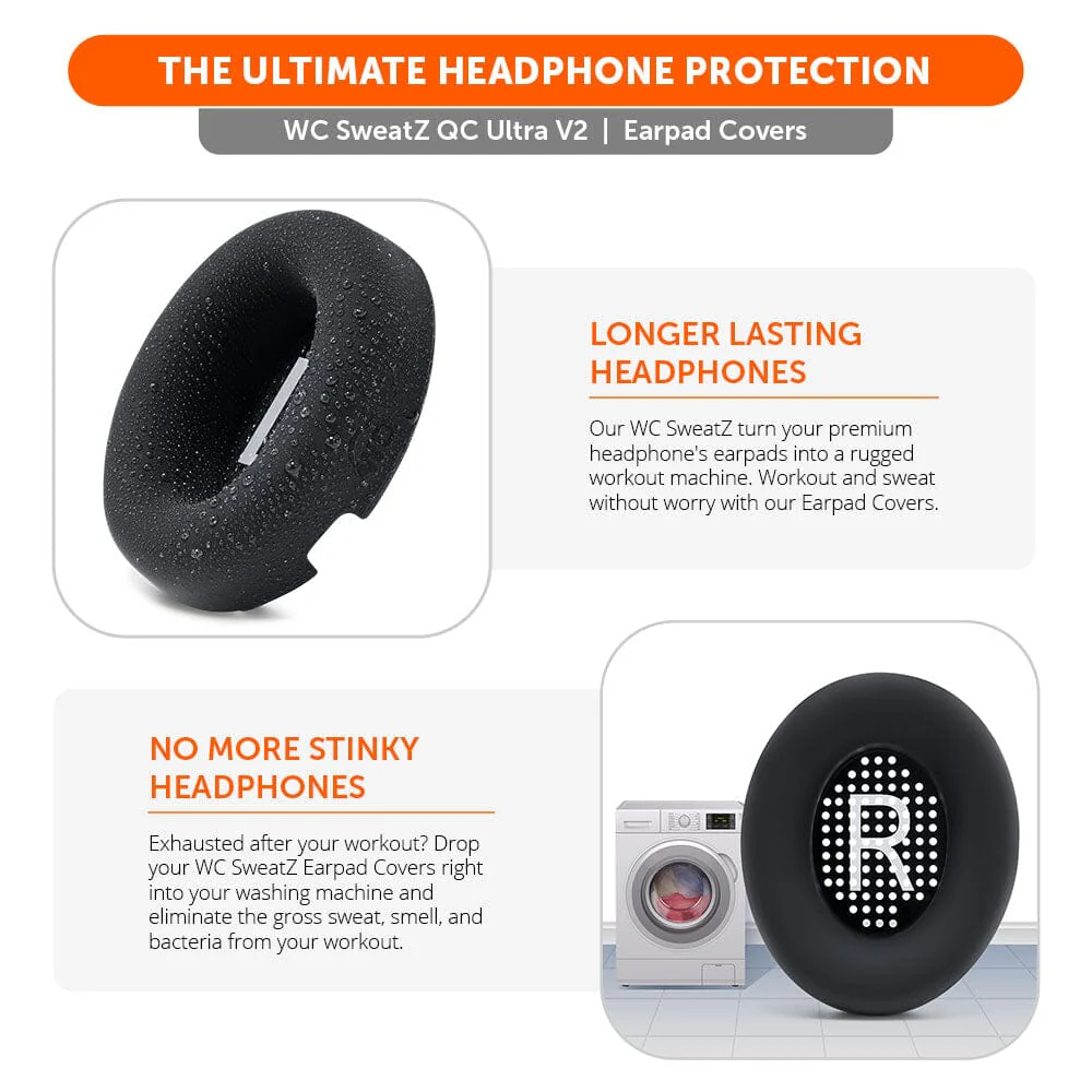Bose QuietComfort Ultra Gen 1 & Gen 2 Earpad Sweat Covers - WC SweatZ QC Ultra - Image 3
