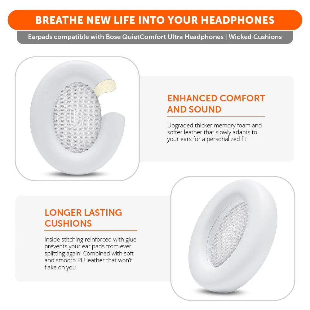 Bose QuietComfort Ultra Gen 1 & Gen 2 Earpads - WC PadZ QC Ultra - Image 38