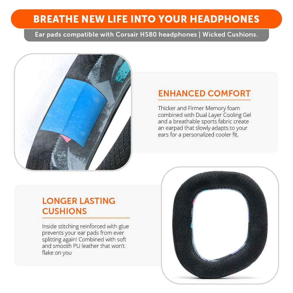 Corsair HS80 Earpads - WC FreeZe Cooling Gel - Image 21