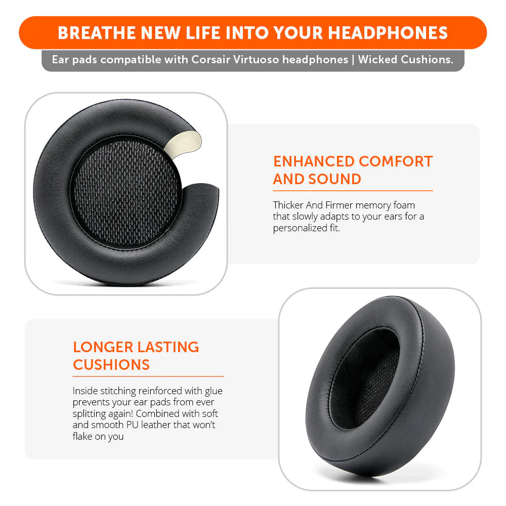 Upgraded Corsair Virtuoso Ear pads - Image 3