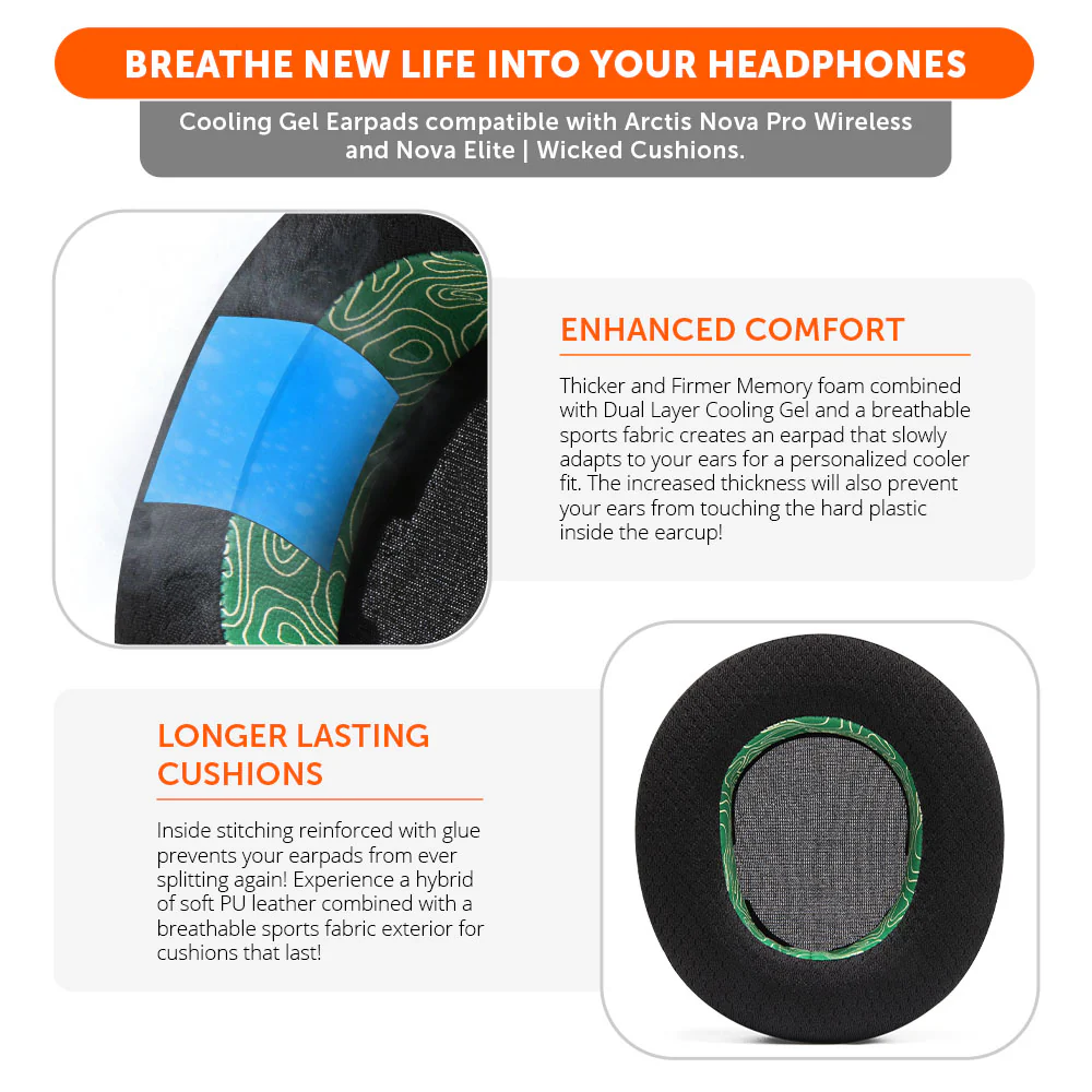 Arctis Nova Pro Wireless & Nova Elite Earpads - WC FreeZe Cooling Gel - Image 106