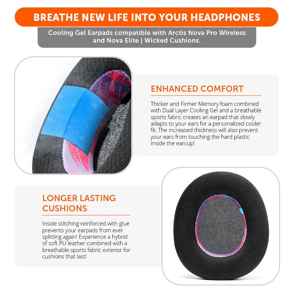 Arctis Nova Pro Wireless & Nova Elite Earpads - WC FreeZe Cooling Gel - Image 28