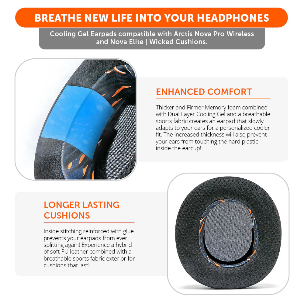 Arctis Nova Pro Wireless & Nova Elite Earpads - WC FreeZe Cooling Gel - Image 52