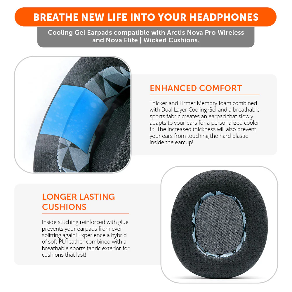 Arctis Nova Pro Wireless & Nova Elite Earpads - WC FreeZe Cooling Gel - Image 70