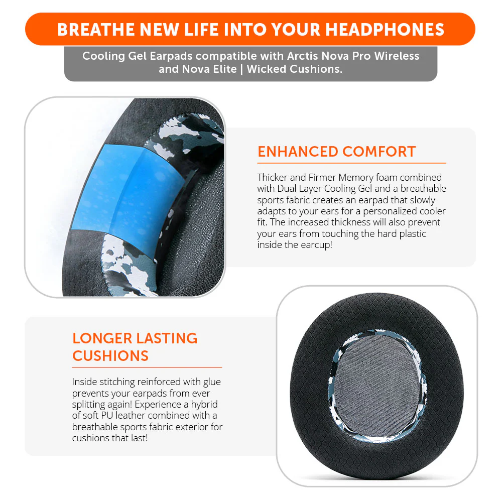 Arctis Nova Pro Wireless & Nova Elite Earpads - WC FreeZe Cooling Gel - Image 76