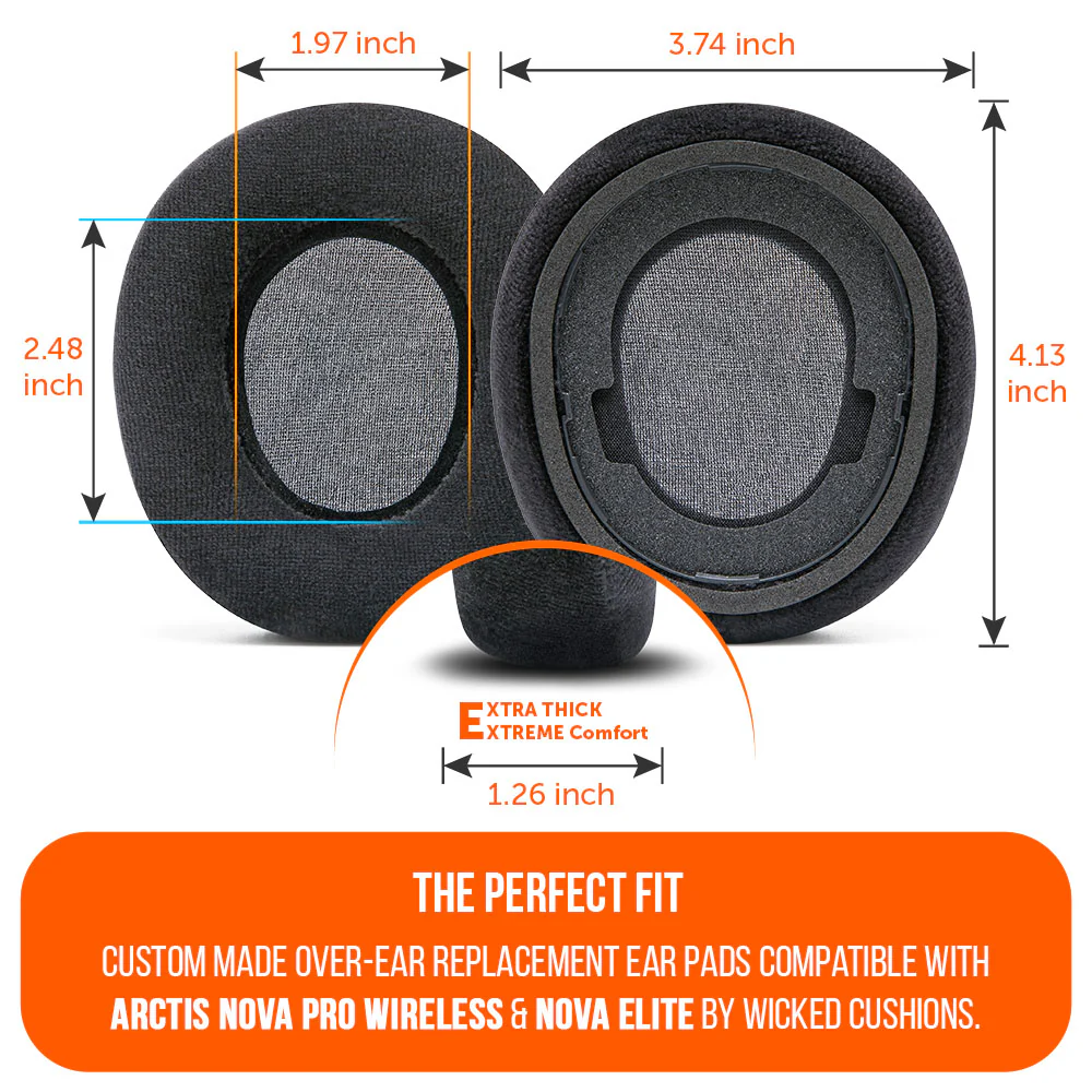 Nova Pro Wireless & Nova Elite Earpads - WC StealthZ - Image 5